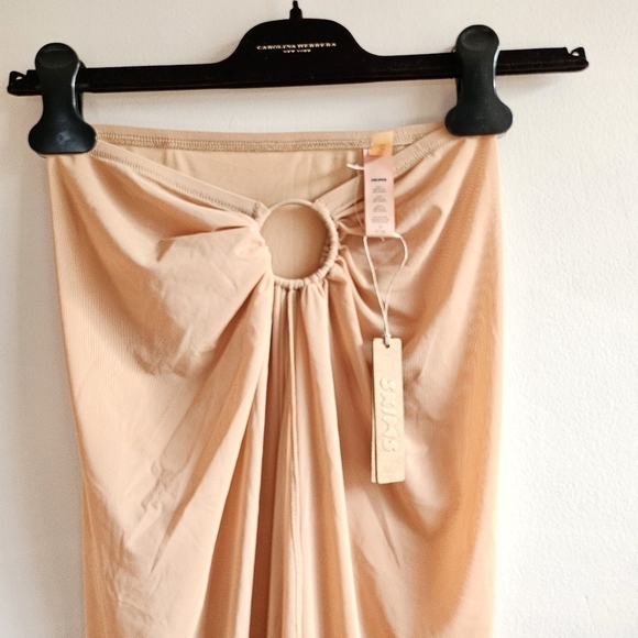 New Skims Mesh Long High Slit Sarong Skirt Swim Beach Cover-Up NWT - Picture 6 of 10